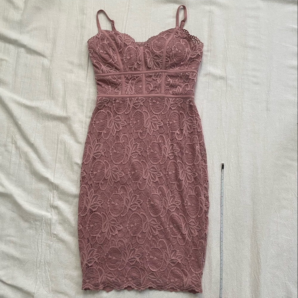 Pink lacey dress